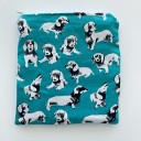 Dachshund Print Zip Pouch